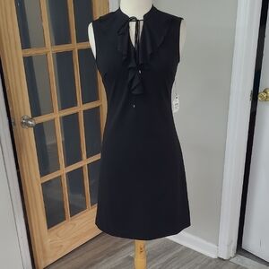 Tommy Hilfiger Black Ruffle Mini Dress